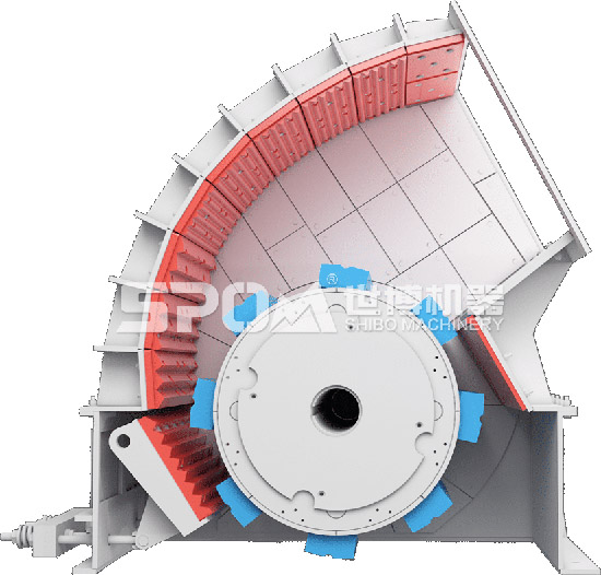 重锤式破碎机3D结构图